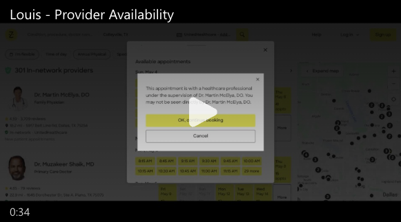 Provider availability still from the original study
